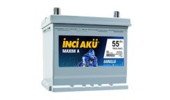 İNCİ AKÜ 12V 55Ah (Japon Tipi)